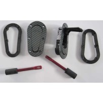 Cierre Capo Llave Negro/Plata